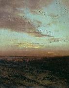 Alexei Savrasov Evening. Migration of birds, Sweden oil painting artist